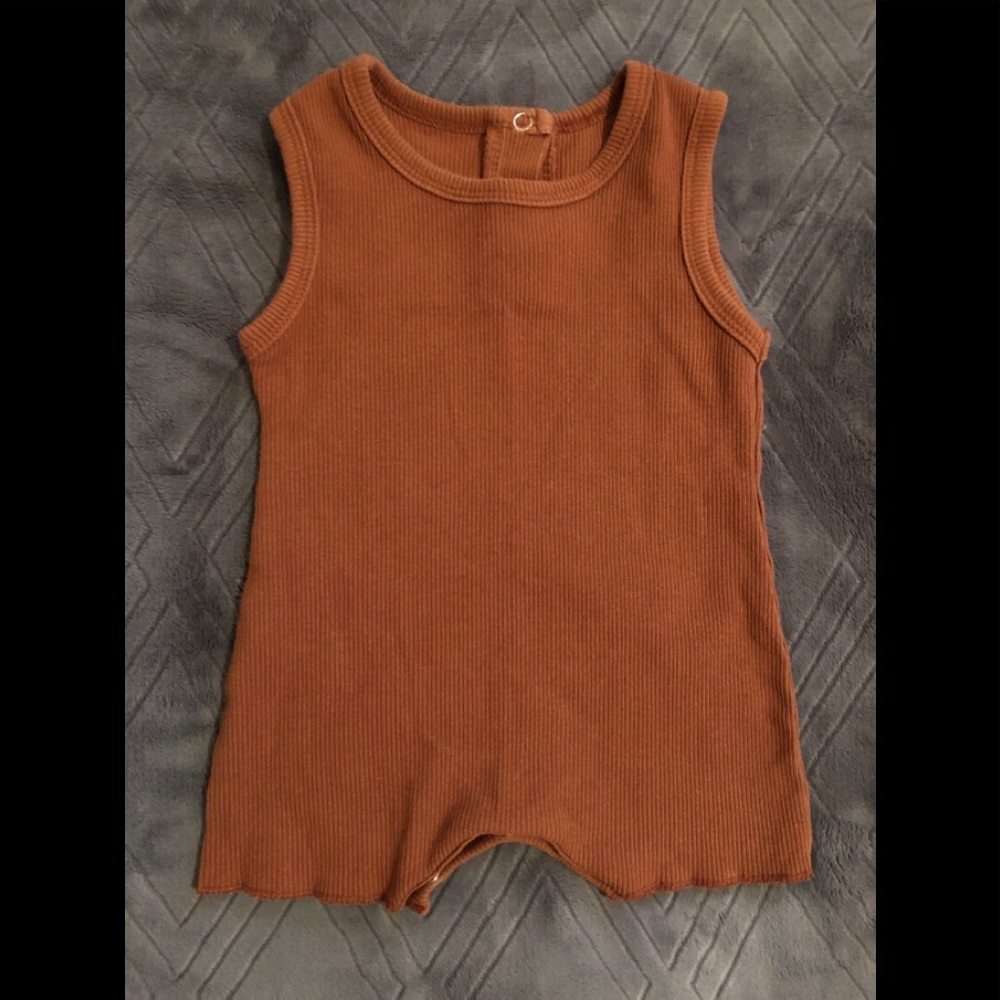 Brown romper